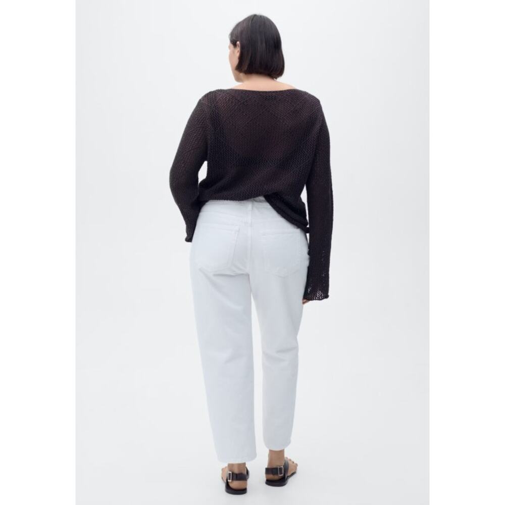 MANGO Midrise Straight Jeans in White Sz 14 - Picture 2 of 14